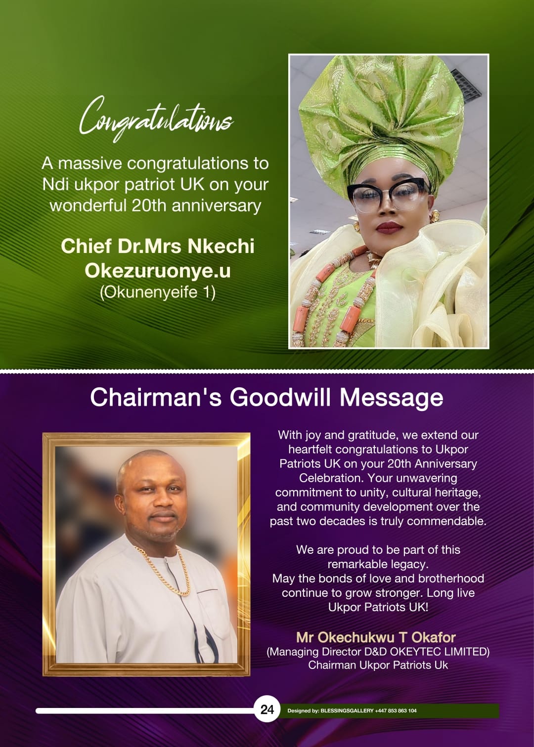 Two Decades of Cultural Pride: Ukpor Patriots UK’s Journey of Unity and Community