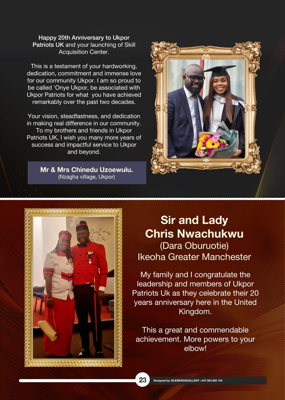 Anniversary Congratulations